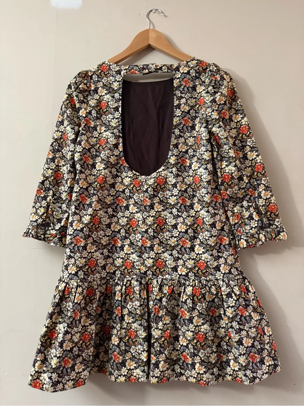 NWT Free People The Avenue Floral Mini Dress